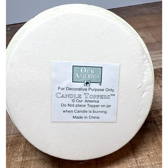 Debbie Mumm Candle Topper Figurine Reclining Girl Sun Design Decorative Collecti - Picture 5 of 6